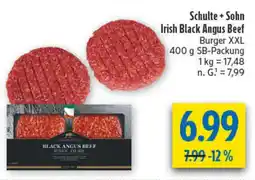 diska Schulte + Sohn Irish Black Angus Beef Burger XXL Angebot