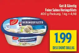 diska Gut & Günstig Feine Sahne Heringsfilets Angebot