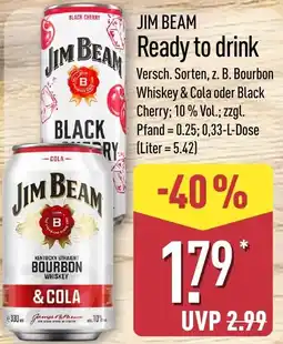 Aldi Nord JIM BEAM Ready to drink Angebot