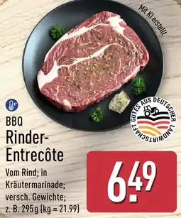 Aldi Nord BBQ Rinder Entrecôte Angebot