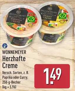 Aldi Nord WONNEMEYER Herzhafte Creme Angebot