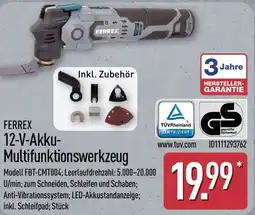Aldi Nord FERREX 12-V-Akku Multifunktionswerkzeug Angebot