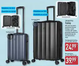 Aldi Nord LIVE IN STYLE Trolley Angebot