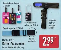 Aldi Nord LIVE IN STYLE Koffer-Accessoires Angebot