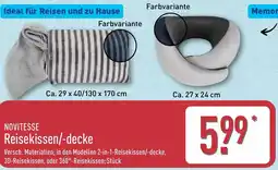 Aldi Nord NOVITESSE Reisekissen/-decke Angebot