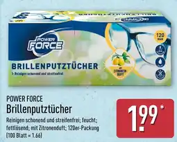 Aldi Nord Power force brillenputztücher Angebot