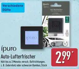 Aldi Nord ípuro Auto-Lufterfrischer Angebot