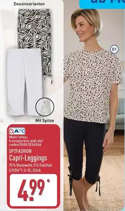 Aldi Nord UP2FASHION Capri-Leggings Angebot