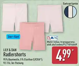 Aldi Nord LILY & DAN Radlershorts Angebot