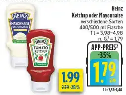 diska Heinz Ketchup oder Mayonnaise Angebot