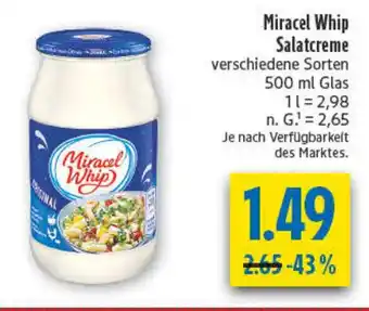 diska Miracel Whip Salatcreme Angebot