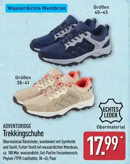 Aldi Nord ADVENTURIDGE Trekkingschuhe Angebot