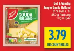 diska Gut & Günstig Junger Gouda Holland Angebot