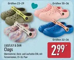 Aldi Nord L&D/LILY & DAN Clogs Angebot