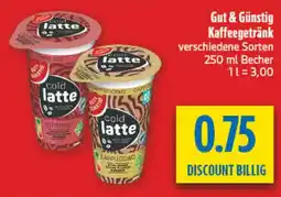 diska Gut & Günstig Kaffeegetränk Angebot