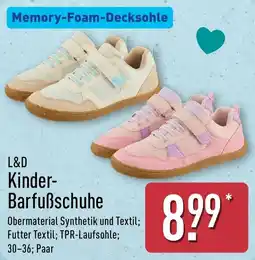 Aldi Nord L&D Kinder Barfußschuhe Angebot