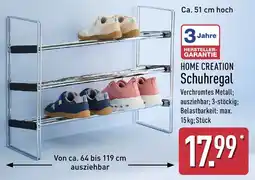 Aldi Nord HOME CREATION Schuhregal Angebot