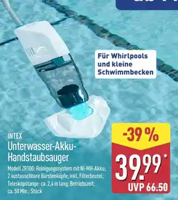 Aldi Nord INTEX Unterwasser-Akku Handstaubsauger Angebot
