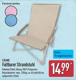 Aldi Nord CRANE Faltbarer Strandstuhl Angebot