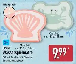 Aldi Nord CRANE Wasserspielmatte Angebot