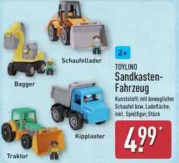 Aldi Nord TOYLINO Sandkasten Fahrzeug Angebot