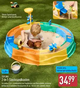 Aldi Nord TOYLINO 2-in-1-Stecksandkasten Angebot