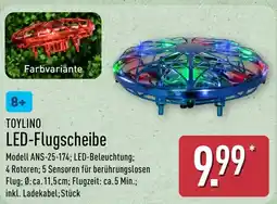 Aldi Nord TOYLINO LED-Flugscheibe Angebot