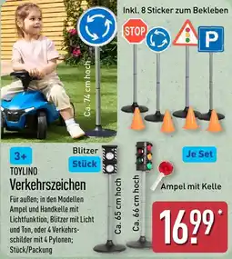 Aldi Nord TOYLINO Verkehrszeichen Angebot