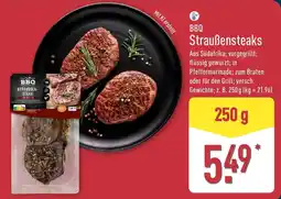 Aldi Nord BBQ Straußensteaks Angebot
