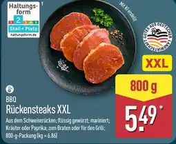 Aldi Nord BBQ Rückensteaks XXL Angebot