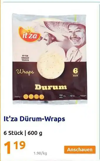 Action Itza Dürum Wraps Angebot