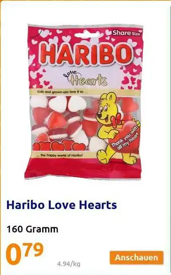 Action Haribo Love Hearts Angebot