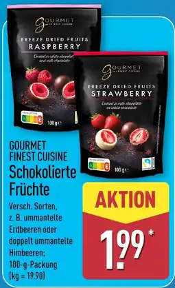 Aldi Nord GOURMET FINEST CUISINE Schokolierte Früchte Angebot