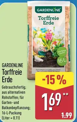 Aldi Nord GARDENLINE Torffreie Erde Angebot