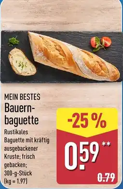 Aldi Nord MEIN BESTES Bauernbaguette Angebot