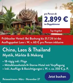 Aldi Nord China, Laos & Thailand Angebot