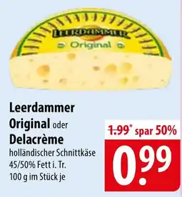 Famila Nord Ost LEERDAMMER Original oder Delacrème Angebot