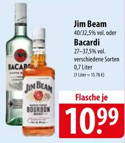 Famila Nord Ost Jim Beam oder Bacardi Angebot