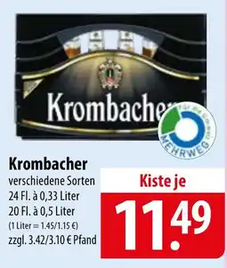 Famila Nord Ost Krombacher Angebot