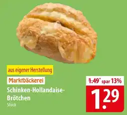 Famila Nord Ost Marktbäckerei Schinken-Hollandaise Brötchen Angebot