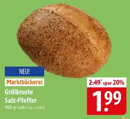 Famila Nord Ost Marktbäckerei Grillkruste Salz-Pfeffer Angebot