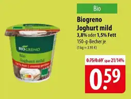 Famila Nord Ost Biogreno Joghurt mild Angebot