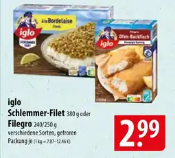 Famila Nord Ost iglo Schlemmer-Filet oder Filegro Angebot