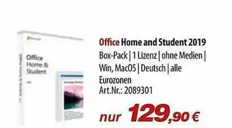 ACom PC Office Home And Student 2019 Angebot