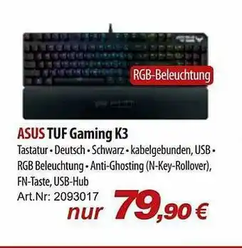 ACom PC Asus Tuf Gaming K3 Angebot