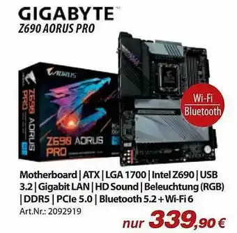 ACom PC Gigabyte Z690 Aorus Pro Angebot