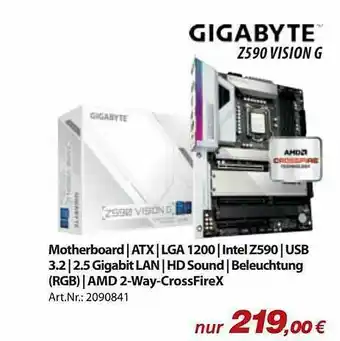 ACom PC Gigabyte Z590 Vision G Angebot