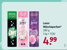 Rossmann LENOR Wäscheparfüm Angebot
