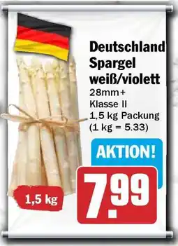 HIT Deutschland Spargel weiß/violett Angebot