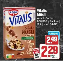 HIT Vitalis Müsli Angebot